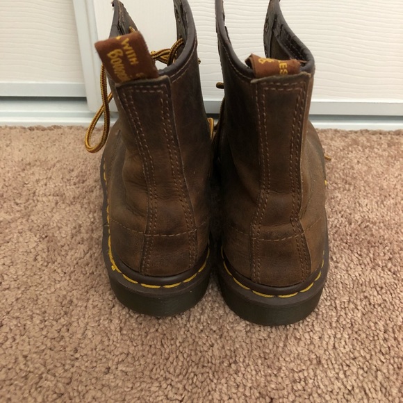 Vintage England Dr. Marten Brown Boots - Picture 3 of 5